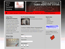 Tablet Screenshot of indianriverequipment.com